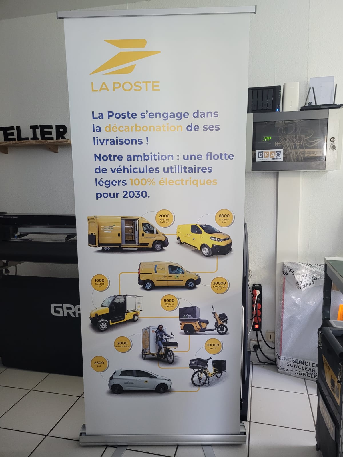 Kakemono - LA POSTE DIRECTION TECHNIQUE